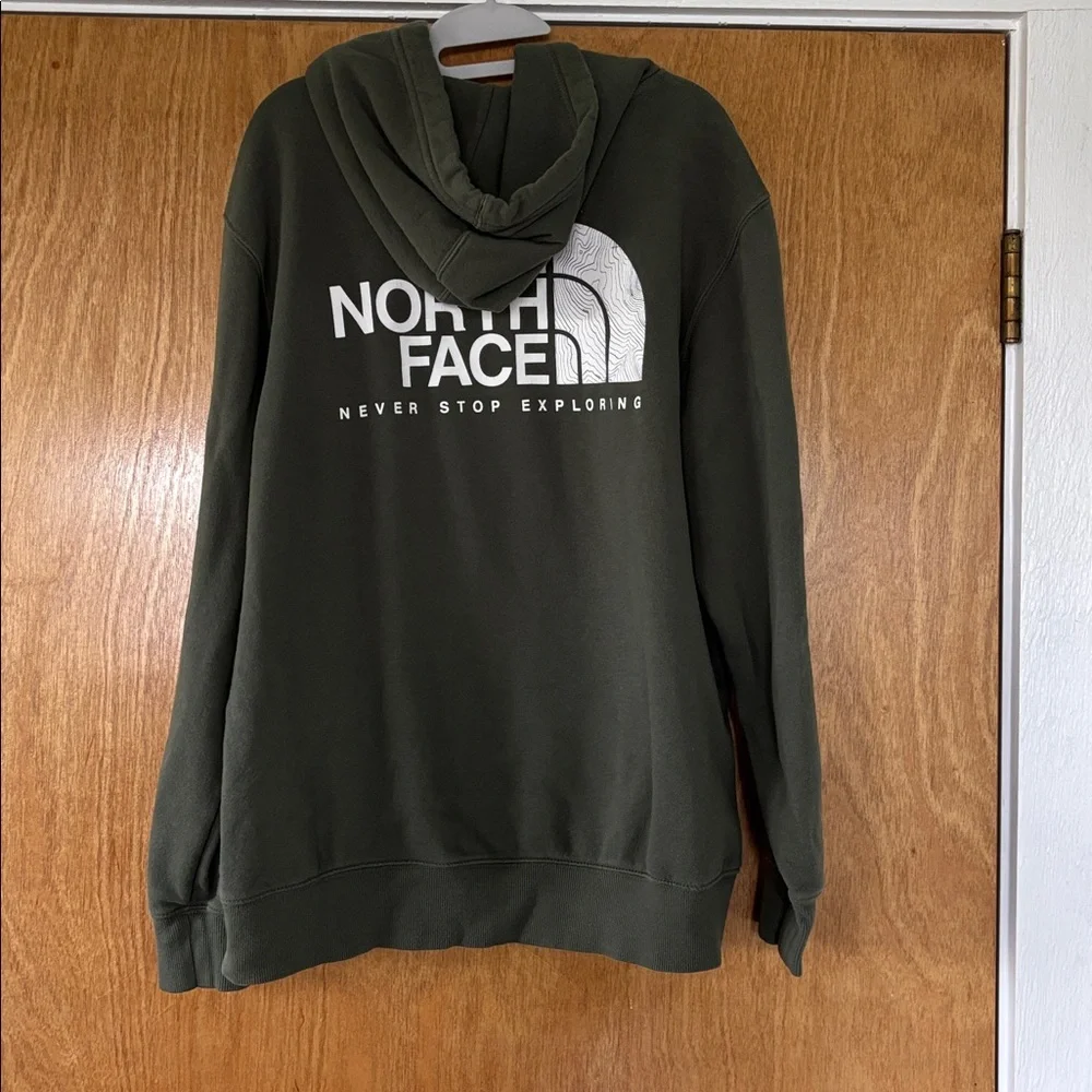 The North Face Dark Olive Green Pullover Hoodie